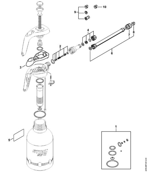 Å kropilnice (SG) SG 11 crpalka, šoba della Marca Stihl
