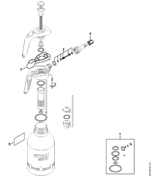 Å kropilnice (SG) SG 11 PLUS crpalka, šoba della Marca Stihl