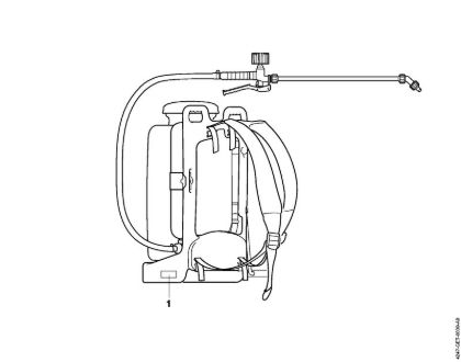 Å kropilnice (SG) SG 20 Serijska številka della Marca Stihl