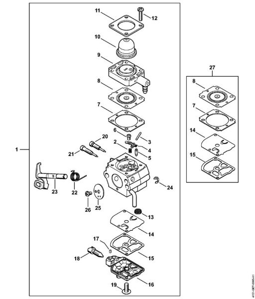 Å kropilnice (SG) SG 230 Uplinjac 4151/00 della Marca Stihl