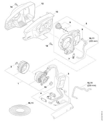 Slika Elektromotor, ohišje motorja HTA 86