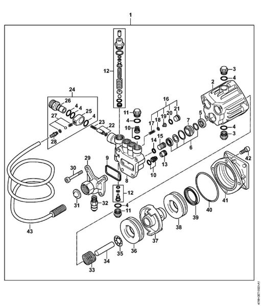 Bencinski visokotlacni cistilnik (RB) RB 400 Dirt Boss crpalka della Marca Stihl