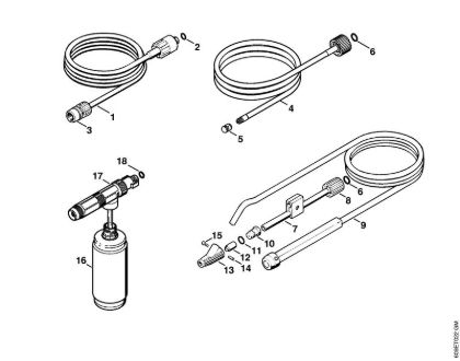 Elektricni visokotlacni cistilnik (RE) RE 102 K Orodja, pribor della Marca Stihl