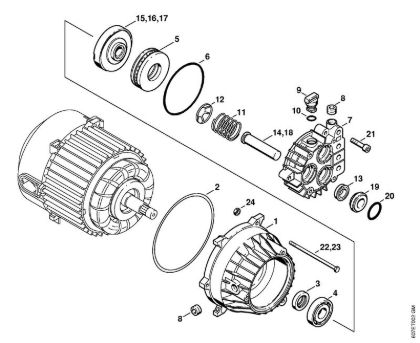 Elektricni visokotlacni cistilnik (RE) RE 102 KM crpalka della Marca Stihl