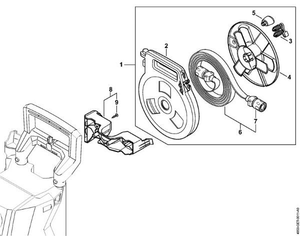 Elektricni visokotlacni cistilnik (RE) RE 110 Plošcata cev s kaseto   06/2019 della Marca Stihl