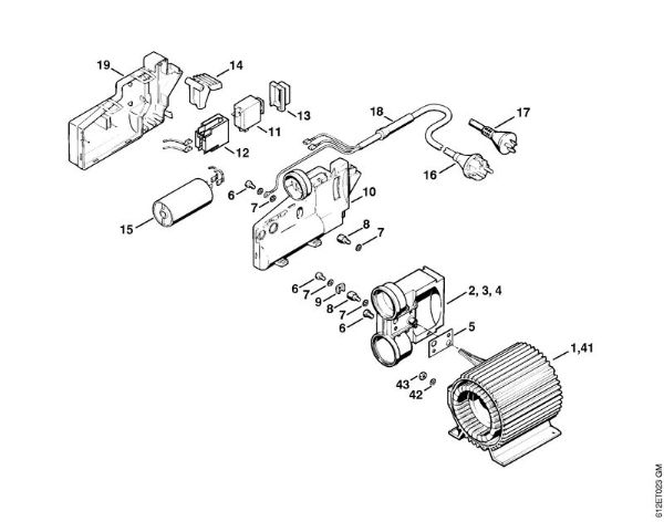 Elektricni visokotlacni cistilnik (RE) RE 110 K Elektromotor, nožno stikalo della Marca Stihl