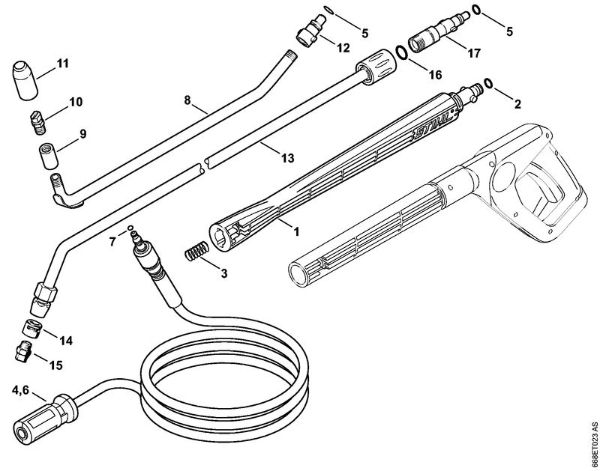 Elektricni visokotlacni cistilnik (RE) RE 116 K Dodatni pribor della Marca Stihl