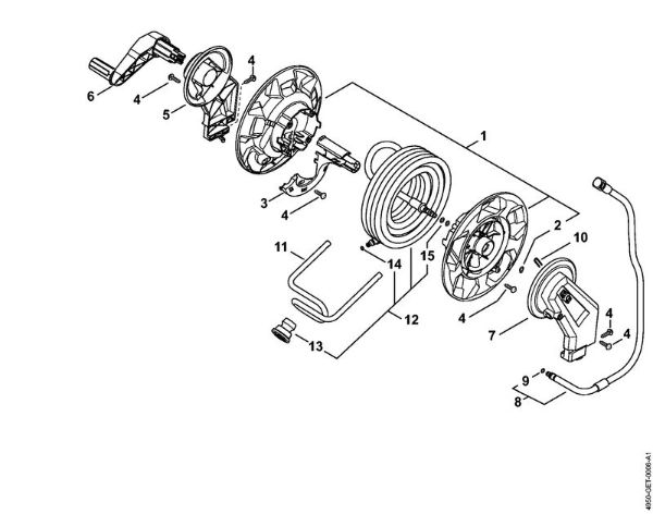 Elektricni visokotlacni cistilnik (RE) RE 130 PLUS Navijalni boben cevi della Marca Stihl