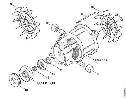 Elektricni visokotlacni cistilnik (RE) RE 142 Elektromotor della Marca Stihl