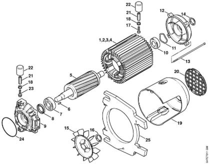 Elektricni visokotlacni cistilnik (RE) RE 271 PLUS Elektromotor della Marca Stihl