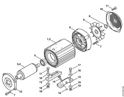 Elektricni visokotlacni cistilnik (RE) RE 361 Elektromotor della Marca Stihl