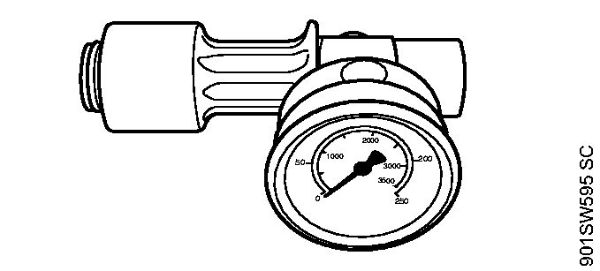 Elektricni visokotlacni cistilnik (RE) RE 461 PLUS Preizkusni manometer M27x1,5 della Marca Stihl