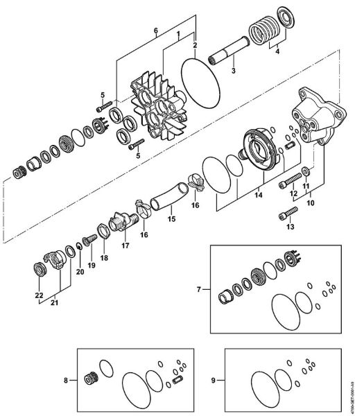 Elektricni visokotlacni cistilnik (RE) RE 462 PLUS crpalka della Marca Stihl