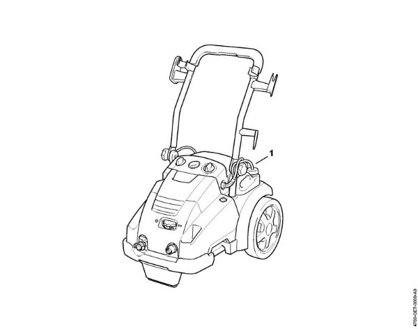 Elektricni visokotlacni cistilnik (RE) RE 520 W Serijska številka della Marca Stihl