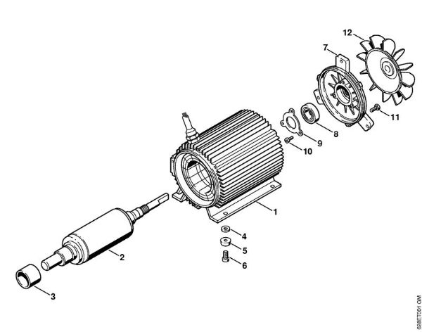 Elektricni visokotlacni cistilnik (RE) RE 530 W Elektromotor della Marca Stihl