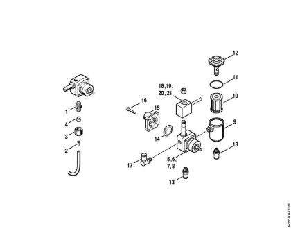 Elektricni visokotlacni cistilnik (RE) RE 530 W Rezervoar za gorivo, crpalka za gorivo   X 35 751 076,   X 35 799 999 della Marca Stihl