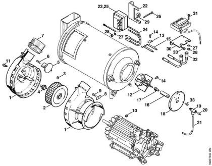 Elektricni visokotlacni cistilnik (RE) RE 560 W Gorilnik della Marca Stihl