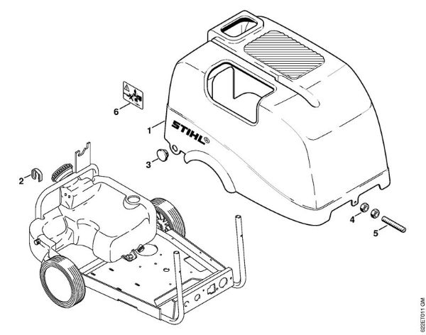 Elektricni visokotlacni cistilnik (RE) RE 580 W Pokrov della Marca Stihl
