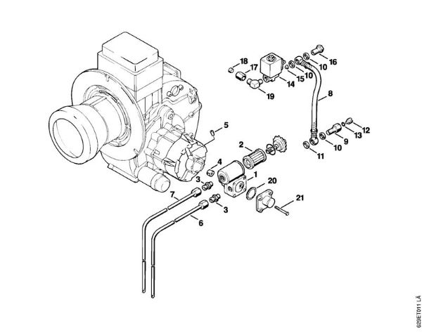 Elektricni visokotlacni cistilnik (RE) RE 600 W crpalka za gorivo della Marca Stihl