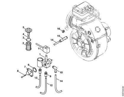 Elektricni visokotlacni cistilnik (RE) RE 640 W crpalka za gorivo della Marca Stihl