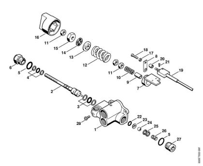 Elektricni visokotlacni cistilnik (RE) RE 640 W Varnostni blok della Marca Stihl
