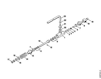 Elektricni visokotlacni cistilnik (RE) RE 640 W Varnostni ventil   X 22 947 954 (36.95) della Marca Stihl