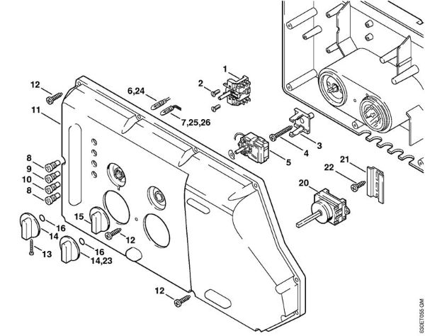 Elektricni visokotlacni cistilnik (RE) RE 840 W Instrumentalna plošca della Marca Stihl