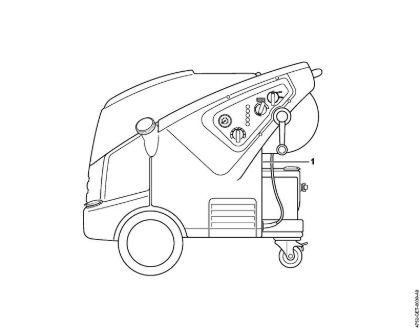 Elektricni visokotlacni cistilnik (RE) RE 961 PLUS Serijska številka della Marca Stihl
