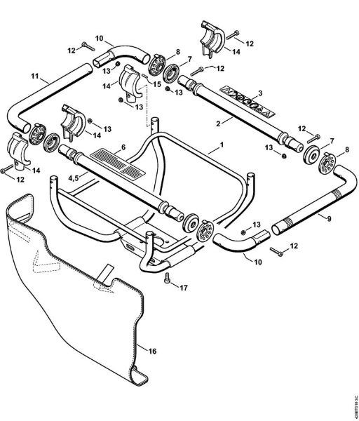 BT 121 BT 121 Rocajna cev della Marca Stihl