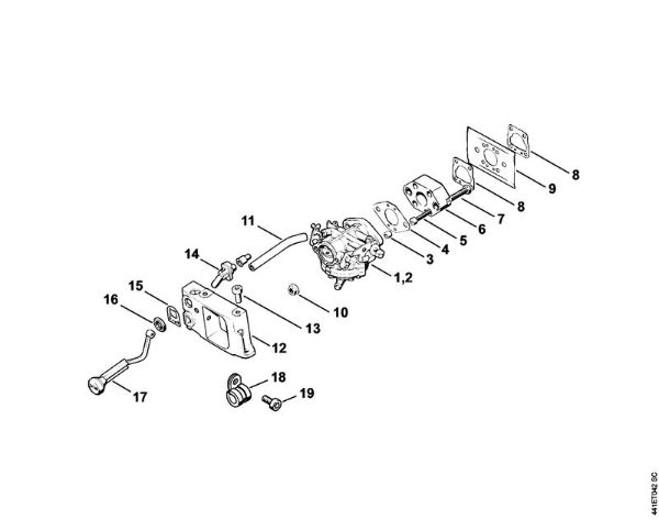 BT 360 BT 360 Uplinjac, adapter della Marca Stihl