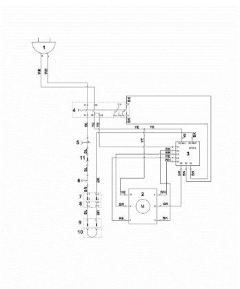 Slika F - Stikalna shema GHE 135.0 L