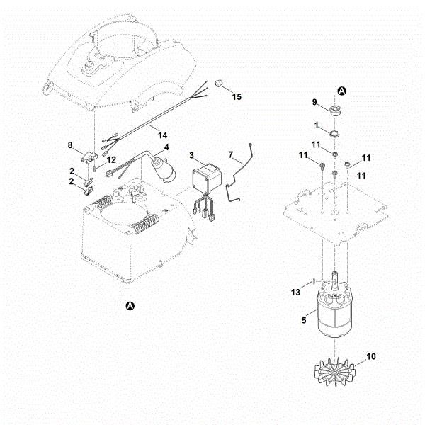 Slika C - Elektricni deli GHE 450.0