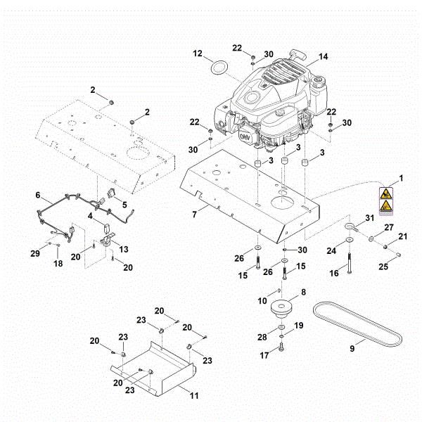 Slika C - Motor, pogon GH 370.1 S