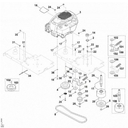 Slika C - Motor, pogon GH 460.0