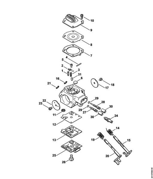 GS 461 GS 461 Uplinjac HD-50 della Marca Stihl