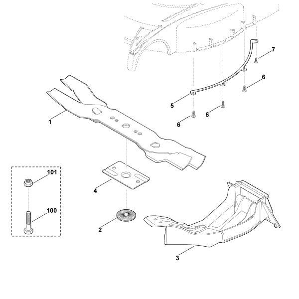 Slika A - Pribor za mulcenje Kit 655