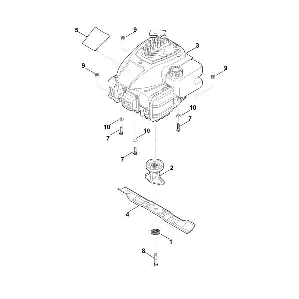 Slika D - Motor, nož MB 248.4