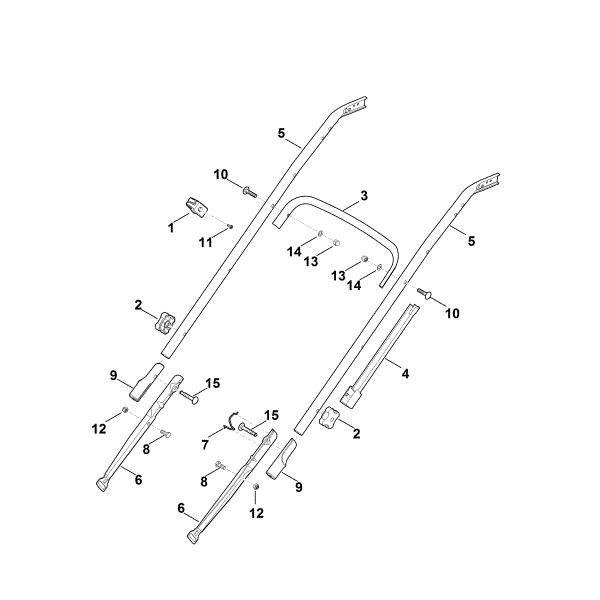 Slika B - Spodnji del krmila MB 545.1
