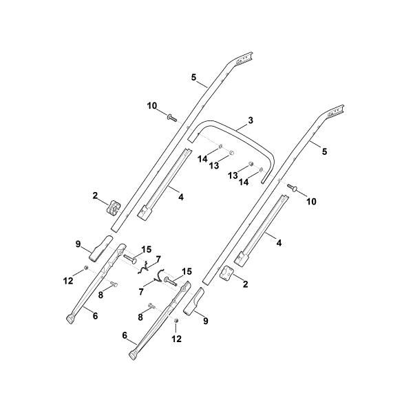 Slika B - Spodnji del krmila MB 545.1 VE