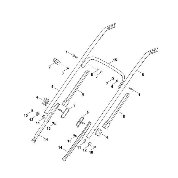 Slika B - Spodnji del krmila MB 650.0 OS