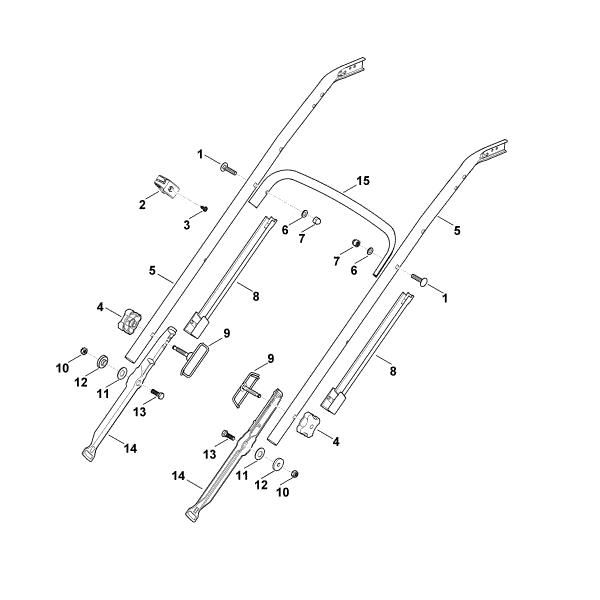 Slika B - Spodnji del krmila MB 655.0 VM
