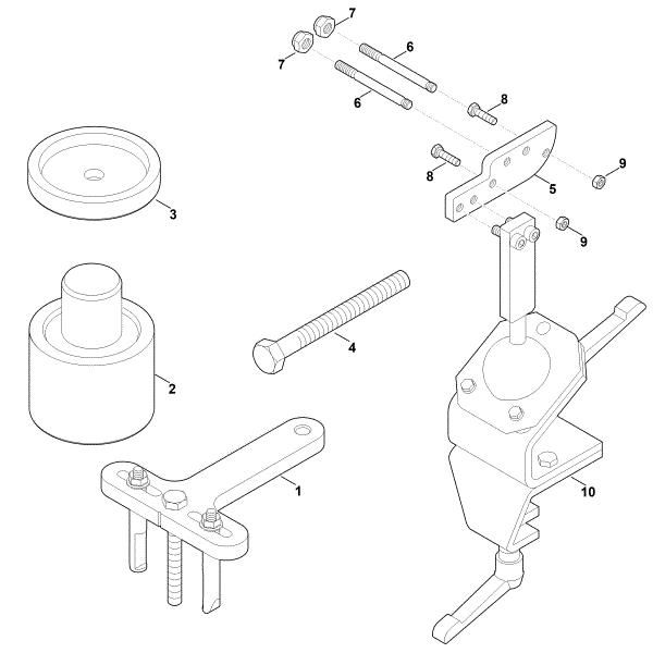Slika I - Specialno orodje HB 585.1