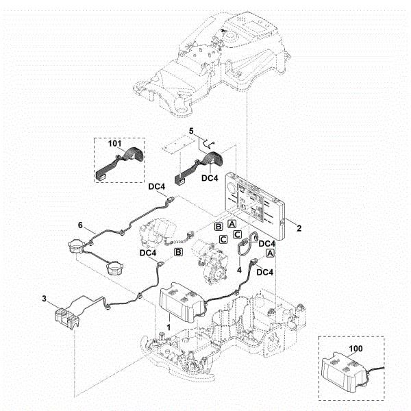 Slika E - Elektricni deli MI 422.0