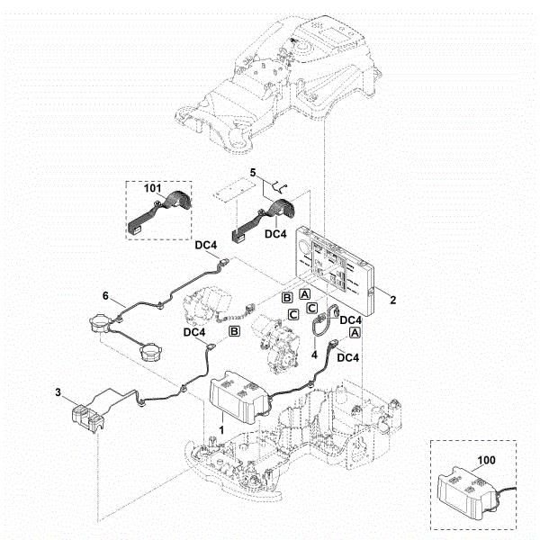 Slika E - Elektricni deli MI 422.1