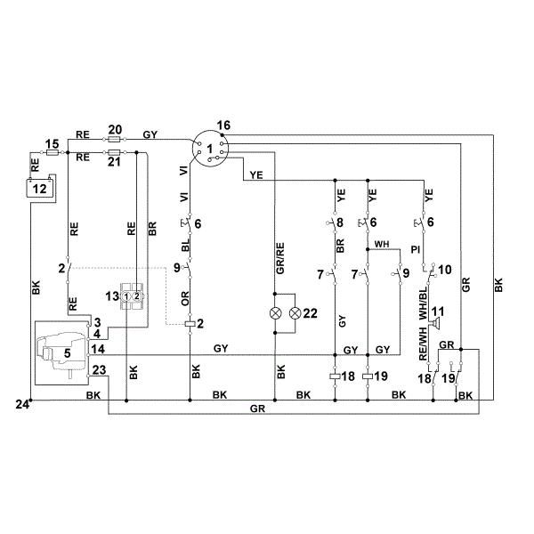 Slika R - Stikalna shema MT 5097.0 C