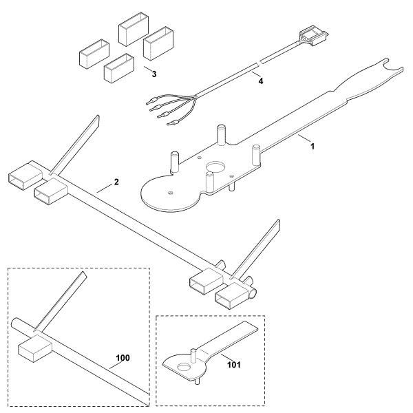Slika V - Specialno orodje MT 5097.0 G