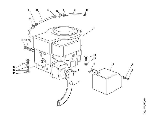 MT MT 580 E - Motor della Marca Viking