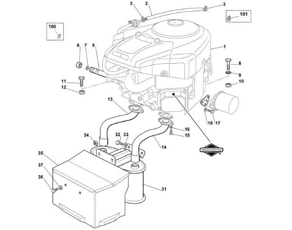 Slika F - Motor MT 785 S MT 785 S