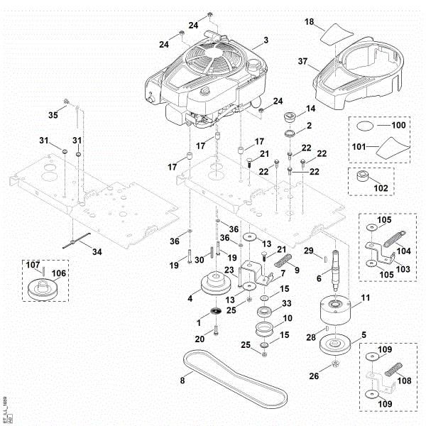 Slika C - Motor, pogon GB 460