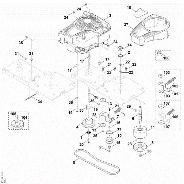 Slika C - Motor, pogon GB 460.1